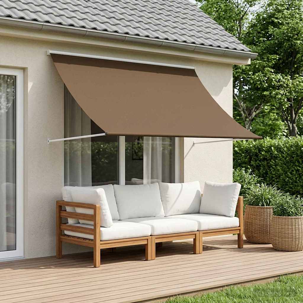 vidaXL Aurinkovarjo Taupe 400 x 150 cm