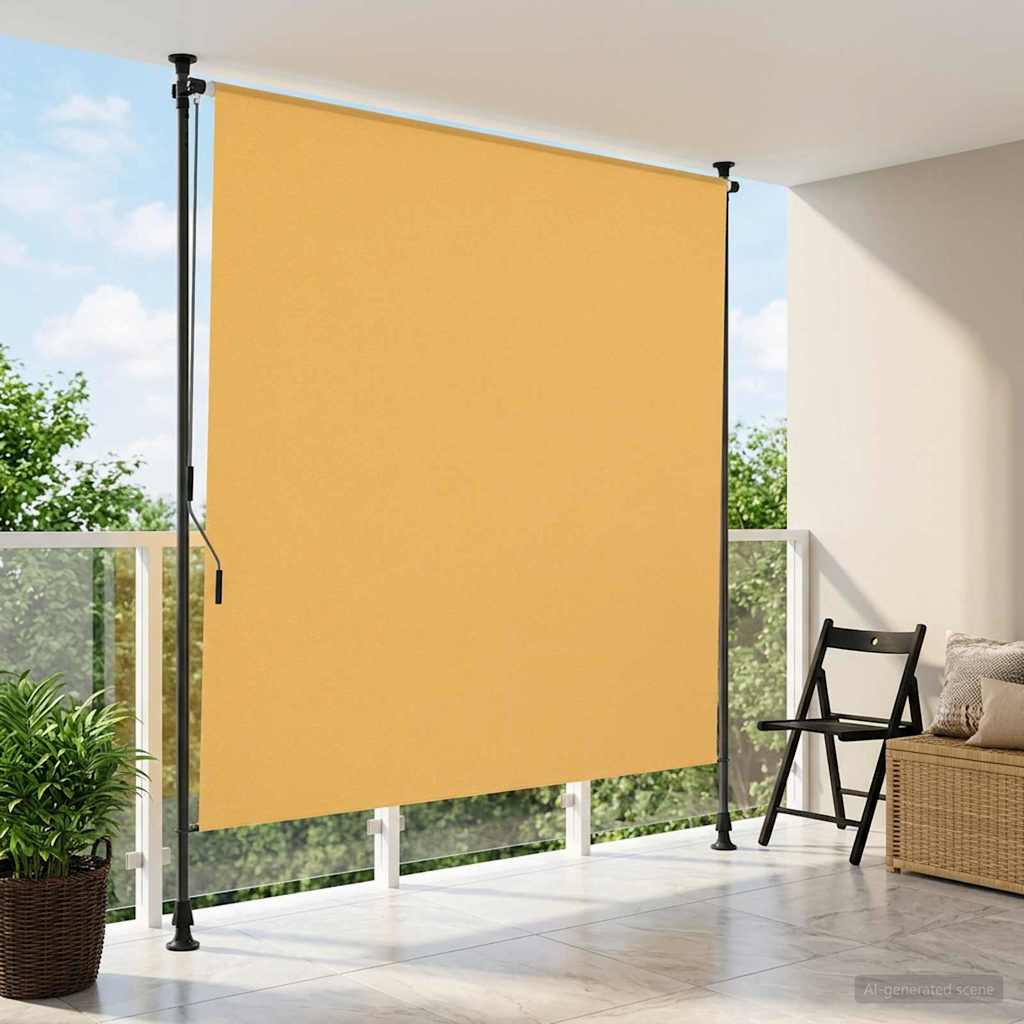 vidaXL Ulkorullaverho Hiekka 200 x 270 cm