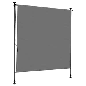 vidaXL V&auml;lis Rulli Kardin Helehall 120 x 270 cm