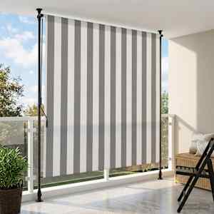 Zunanja Rolfa Antracitna in bela 150 x 270 cm