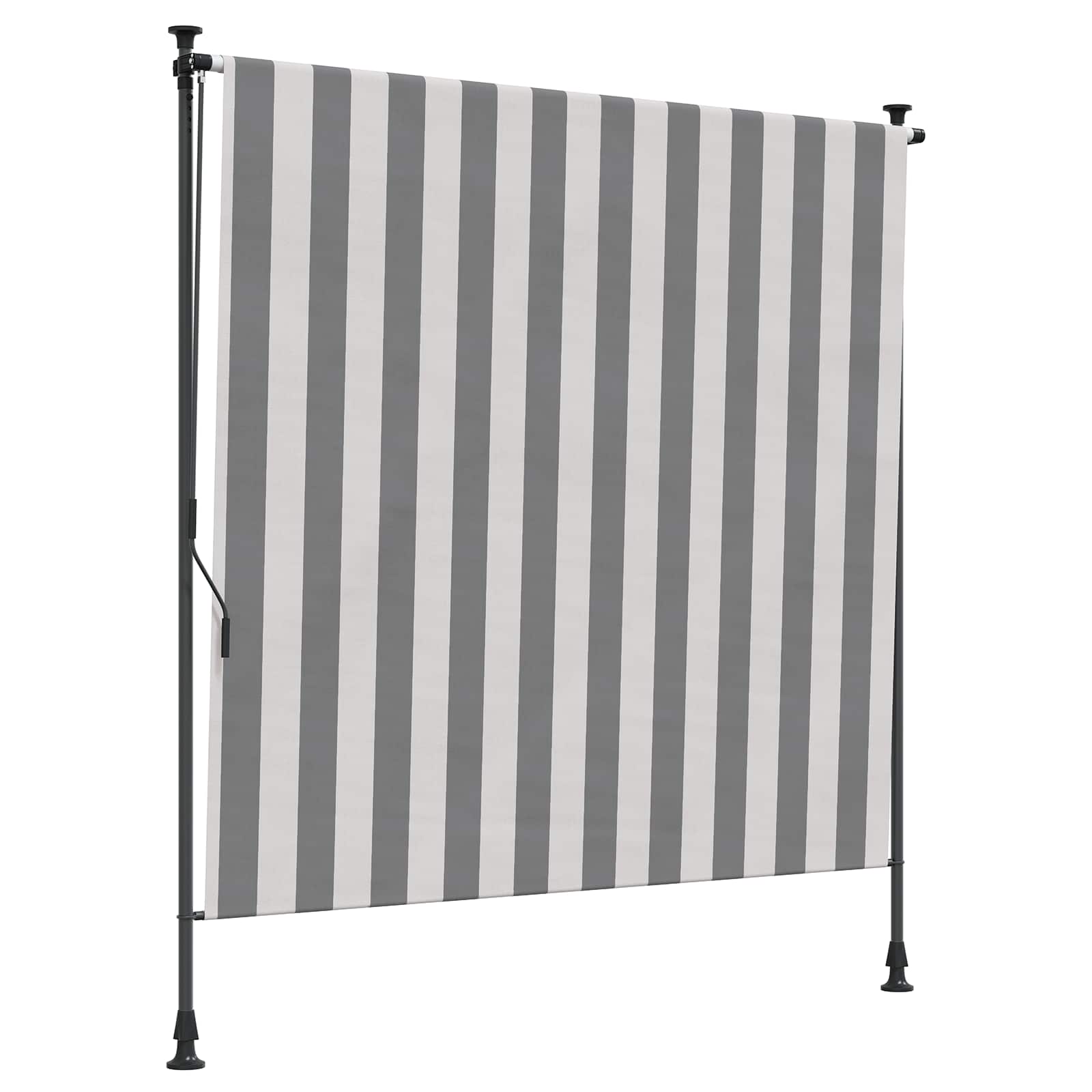 vidaXL Jaluzea Rulou de Exterior Antracit și Alb 150 x 270 cm