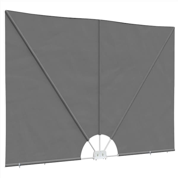 vidaXL Baldahhiin 150 x 300 cm Pol&uuml;ester Ristk&uuml;lik Helehall