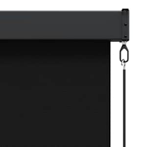 Roleta Černá 60 x 250 cm Textil a hliník - obrázek 5
