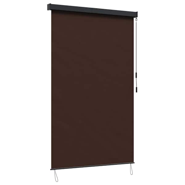 vidaXL Rulookardin Pruun 60 x 250 cm Kangas ja Alumiinium