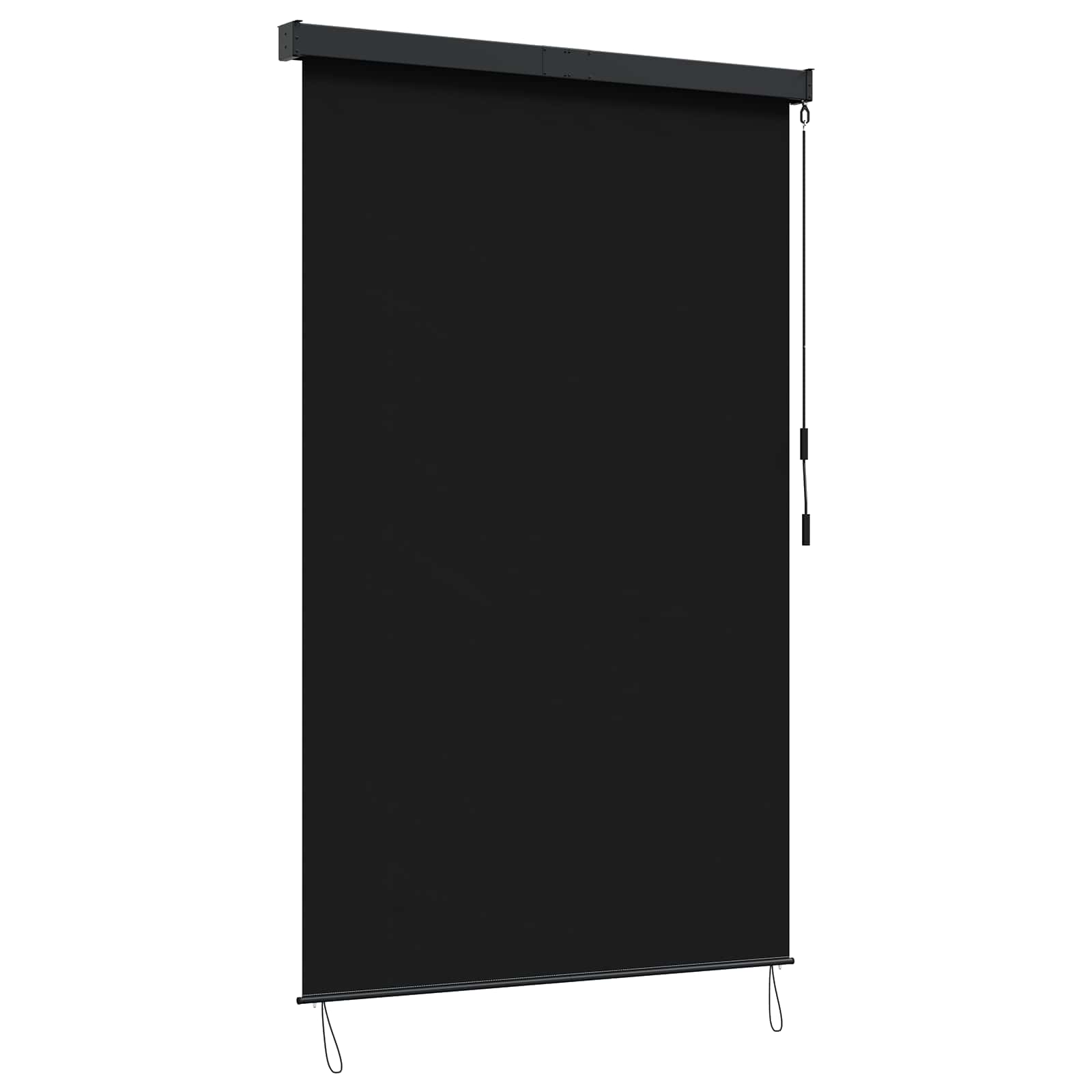 vidaXL Rulou textil Negru 80 x 250 cm Țesătură și Aluminiu