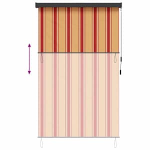 Roleta Vícebarevný 80 x 250 cm Textil a hliník - obrázek 8