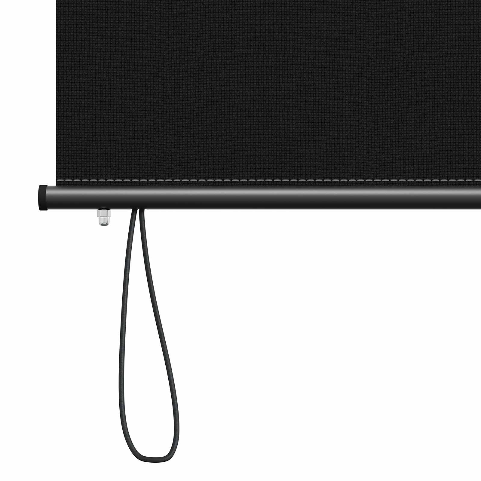 Rolgordijn Zwart 100 x 250 cm Stof en Aluminium image 5
