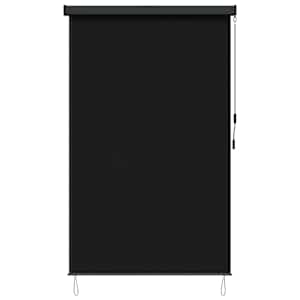 Roleta Černá 140 x 250 cm Textil a hliník - obrázek 4