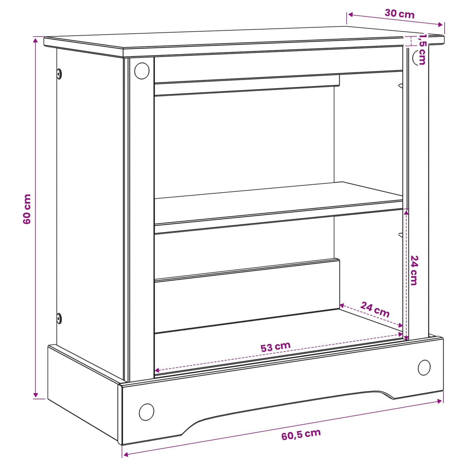 Aquarium Stand Corona Bruin 60,5 x 30 x 60 cm image 7