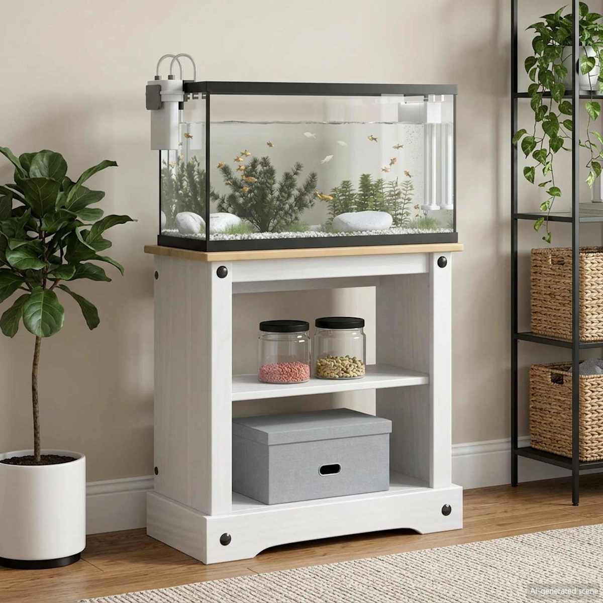 Akvarium stand CORONA 60,5 x 30 x 60 cm 150 kg