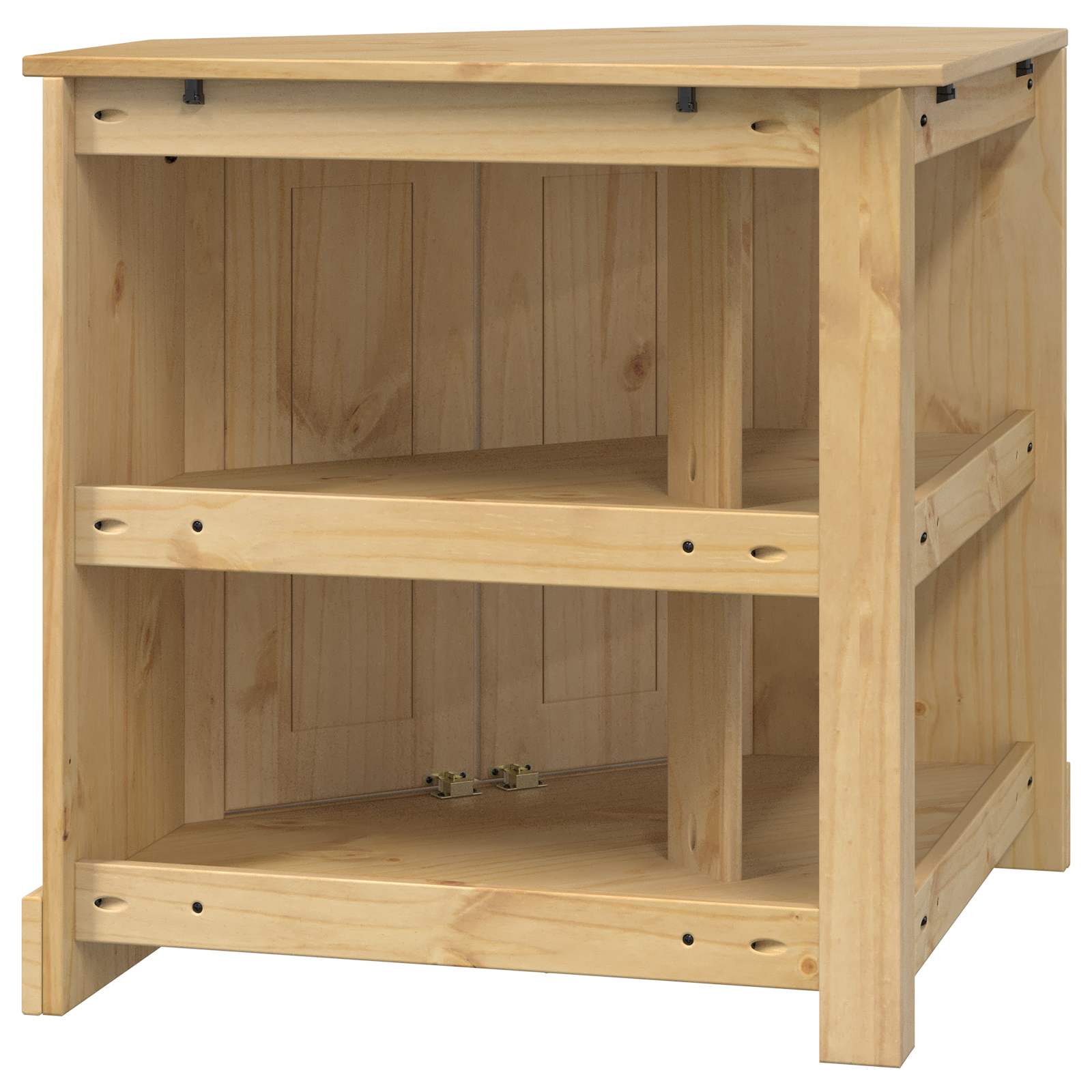 Aquarium Stand Corona Bruin 70 x 70 x 73 cm Massief grenenhout image 6