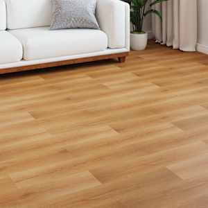 Laminatne talne obloge 15 pcs Svetlo bež 101 x 20 x 0,8 cm