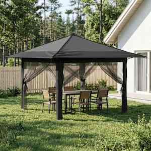Paviljon s 4 bočnimi stenami 3,3 x 3,3 m
