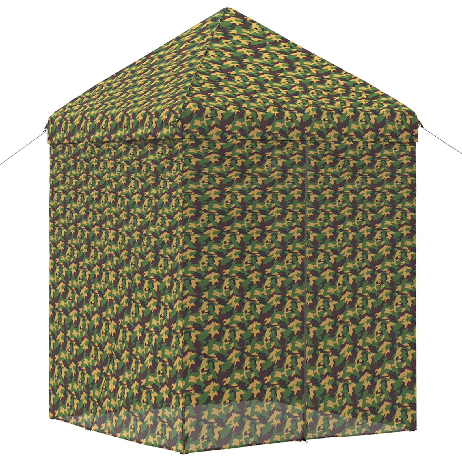 Tent met 4 Zijwanden 2,9 x 2,9 m Leger Camouflage image 3