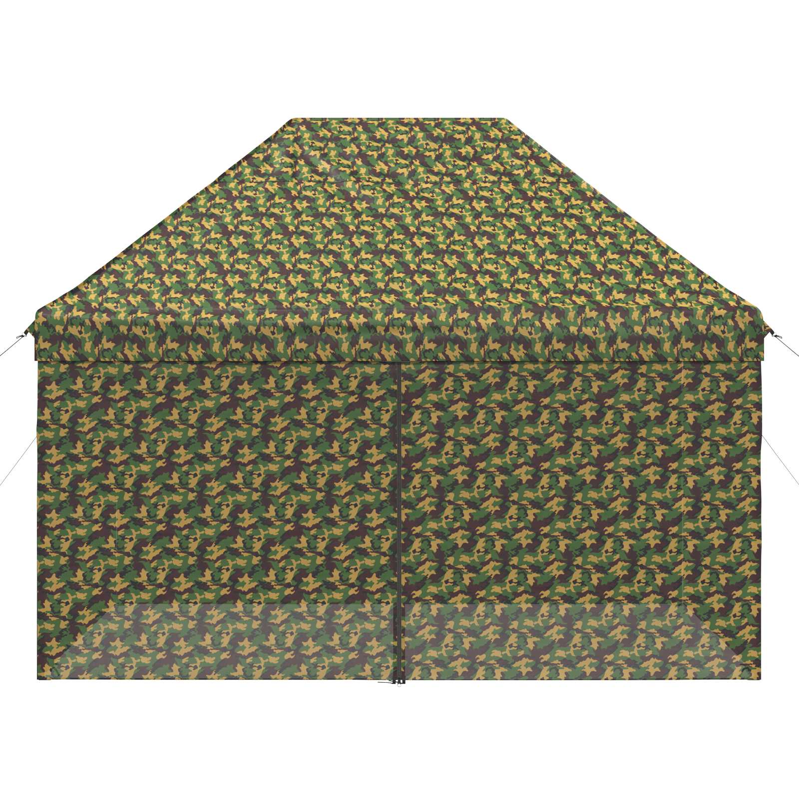 Tent met 4 Zijwanden 3 x 4 m Leger Camouflage image 5