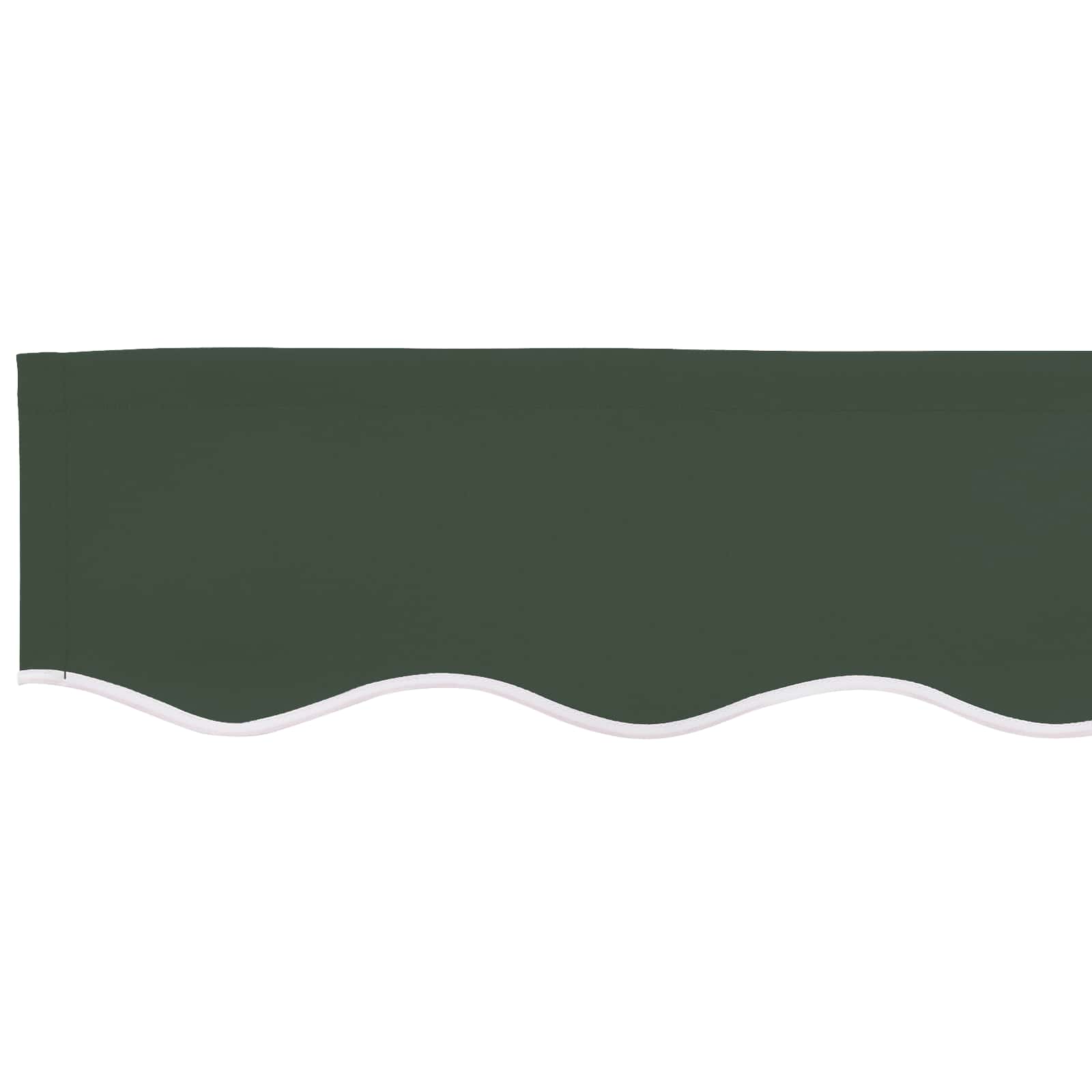 Vervangingsdoek voor zonnescherm Donkergroen 4 × 3 m Polyester image 5