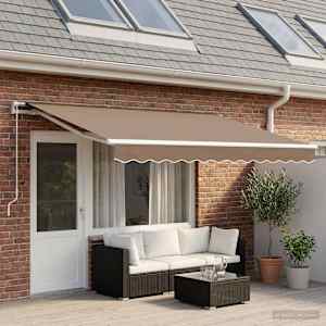 Nadomestno platno za tendo Taupe 5 x 3 m Poliester