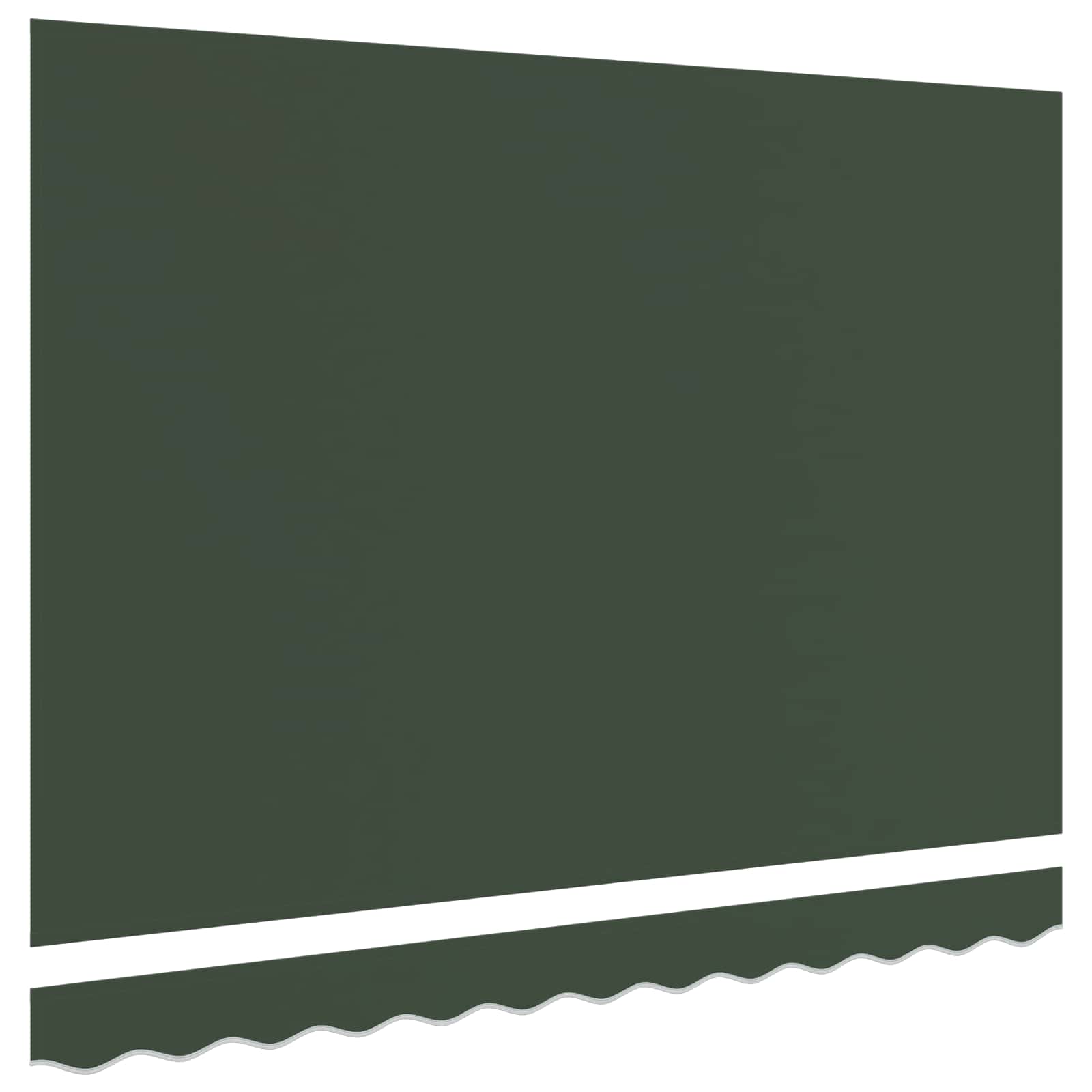 Vervangingsdoek voor zonnescherm Donkergroen 6 × 3,5 m image 3