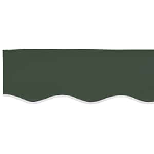 Náhradní lem markýzy Tmavě zelená 381 x 20 cm Polyester - obrázek 4