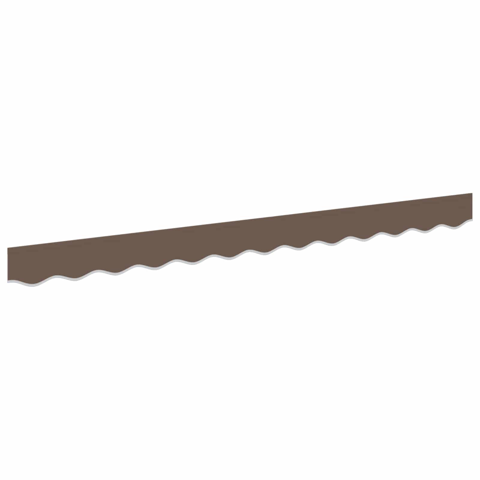 Vervangende markies volant Taupe 4,5 m Polyester image 2