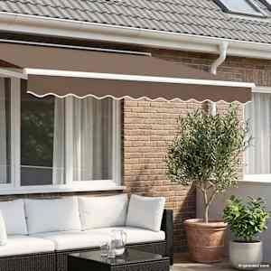 Zamenjava senčila za awning Taupe 5 m Poliester
