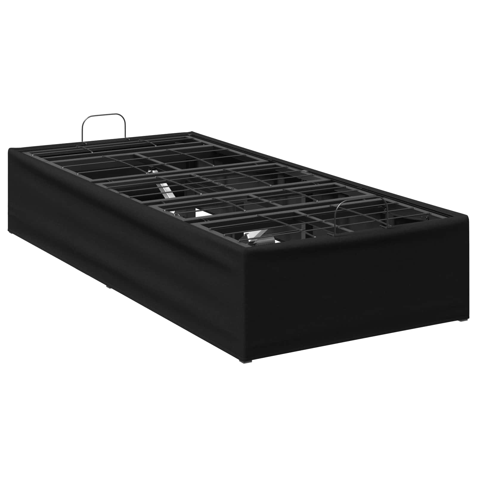 Električna nastavljiva postelja Črna 200 x 80 x 33,5 cm Jeklo