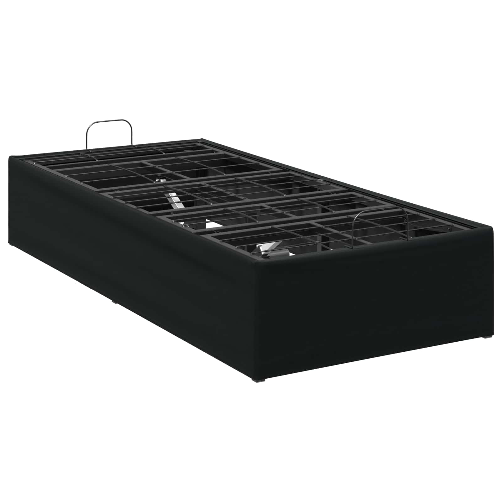 Električna nastavljiva postelja Črna 200 x 80 x 33,5 cm Jeklo