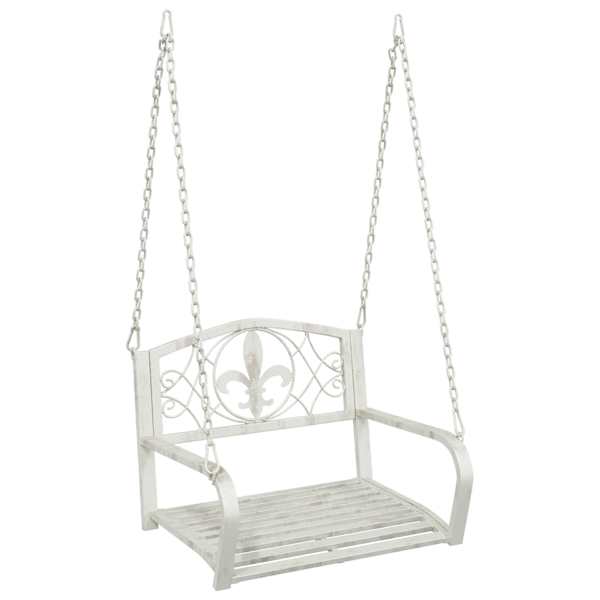 vidaXL Kiikpink Teras 71,5 x 59 x 55 cm Antikvalge