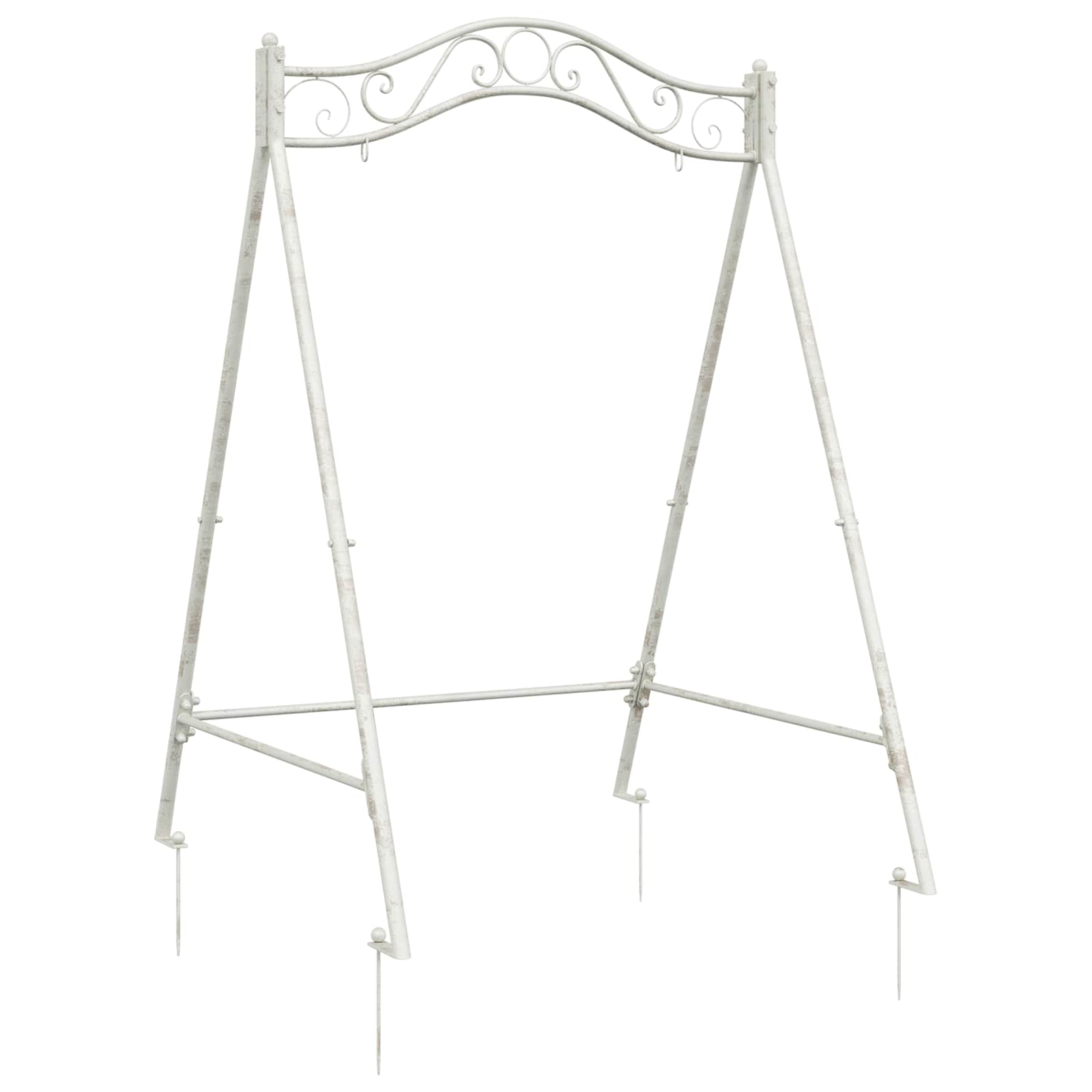 Swing Frame Antiek wit 113 x 121,5 x 168 cm Staal image 2