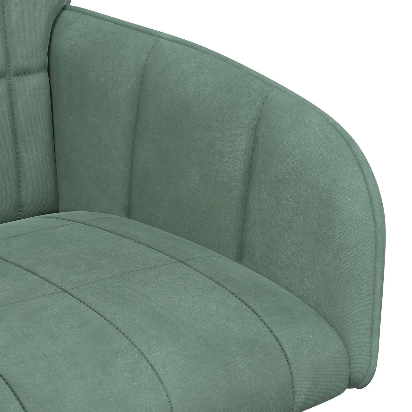 Jedilni stoli 2 pcs Žamet Morsko zelena 56,5 x 50 x 86 cm - slika 6