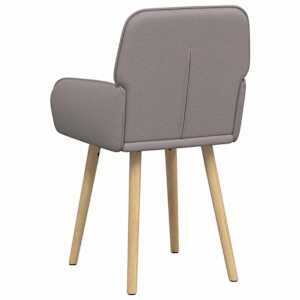 Jídelní židle 2 pcs Textil Taupe 56,5 x 50 x 87,5 cm - obrázek 4