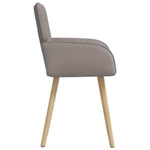 Jídelní židle 2 pcs Textil Taupe 56,5 x 50 x 87,5 cm - obrázek 3