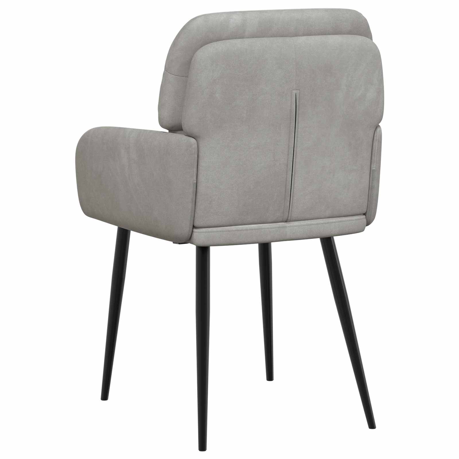 Jedilni stoli 2 pcs Žamet Svetlo siva 59 x 59,5 x 90 cm - slika 5