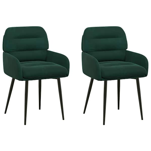 vidaXL S&ouml;&ouml;gitoa Toolid 2 tk Samet Tumeroheline 59 x 59,5 x 90 cm