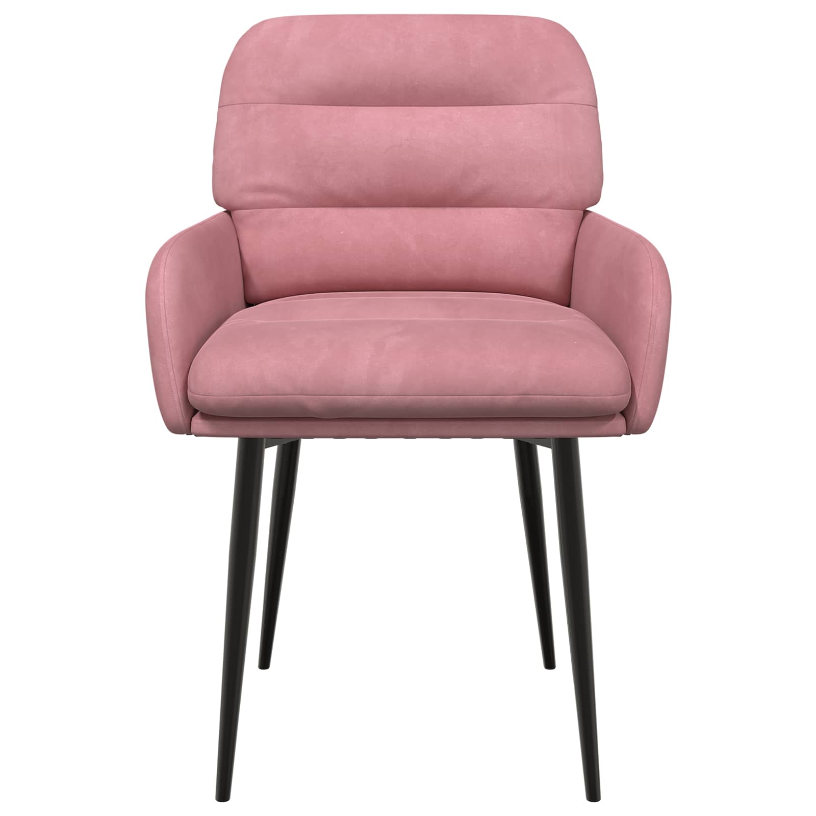Jedilni stoli 2 pcs Žamet Roza 59 x 59,5 x 90 cm - slika 3