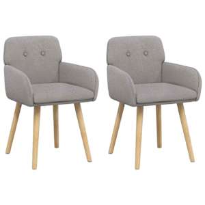 vidaXL S&ouml;&ouml;gitoa Toolid 2 tk Boucl&eacute; Helehall 59 x 57 x 85 cm