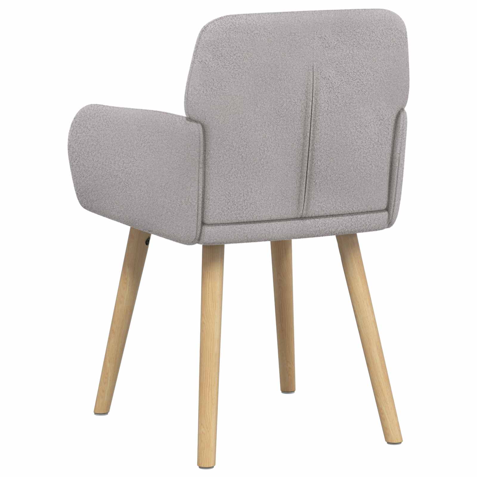 vidaXL Jedilni stoli 2 pcs Bouclé Svetlo siva 59 x 57 x 85 cm - slika 5