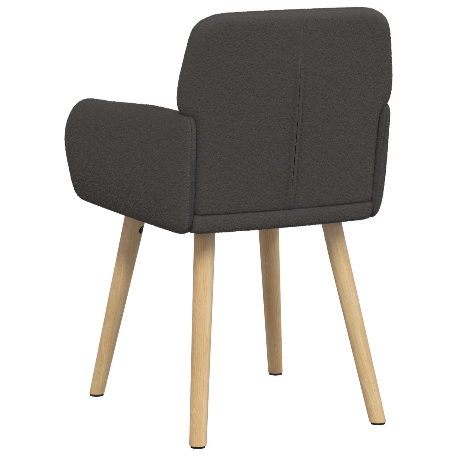 vidaXL Jedilni stoli 2 pcs Bouclé Temno siva 59 x 57 x 85 cm - slika 6