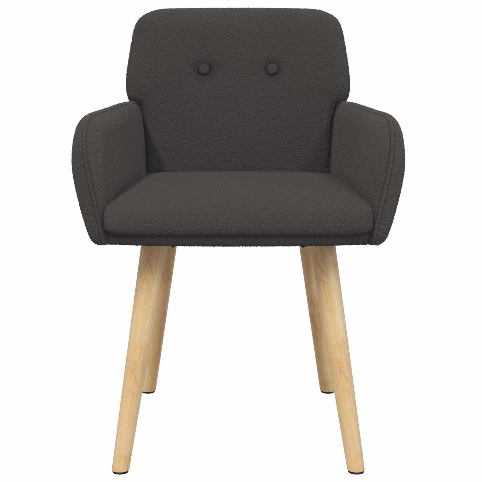 vidaXL Jedilni stoli 2 pcs Bouclé Temno siva 59 x 57 x 85 cm - slika 4