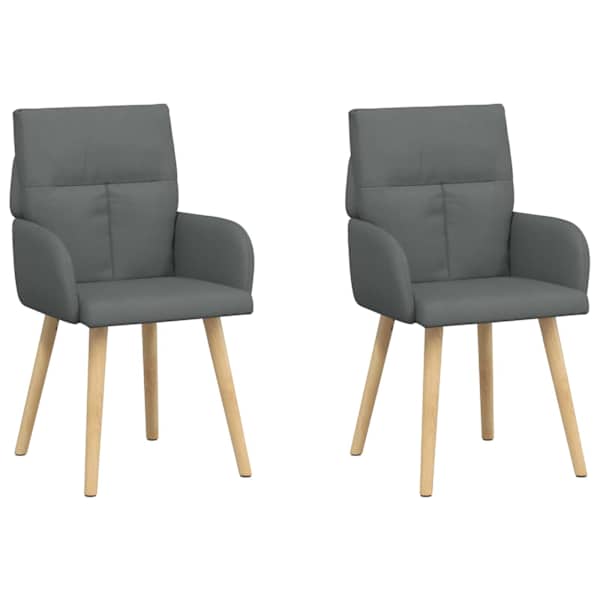 vidaXL S&ouml;&ouml;gitoa Toolid 2 tk kangas Tumehall 60 x 56 x 96 cm