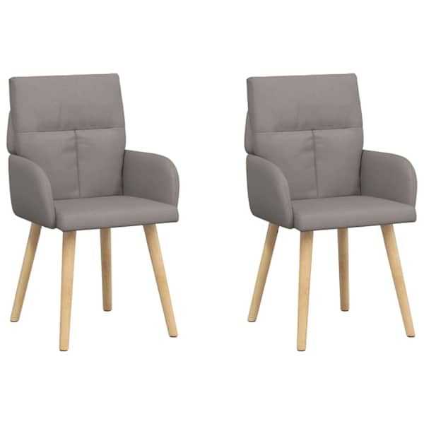 vidaXL S&ouml;&ouml;gitoa Toolid 2 tk kangas Pruunikashall 60 x 56 x 96 cm