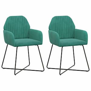 vidaXL S&ouml;&ouml;gitoa Toolid 2 tk Samet T&uuml;rkiis 55 x 50 x 84 cm