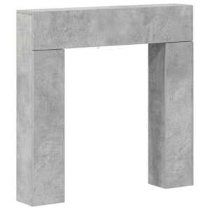 vidaXL Kamina raam Betoonhall 102 x 18 x 100,5 cm Tehispuit