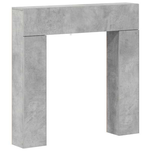 vidaXL Kamina raam Betoonhall 102 x 18 x 100,5 cm Tehispuit