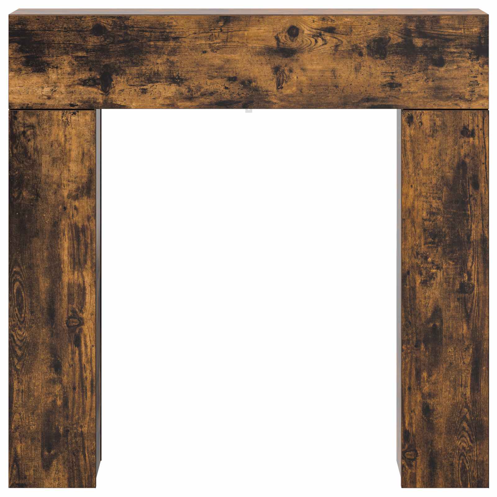 Haardomlijsting Gerookt eiken 102 x 18 x 100,5 cm Bewerkt hout image 6