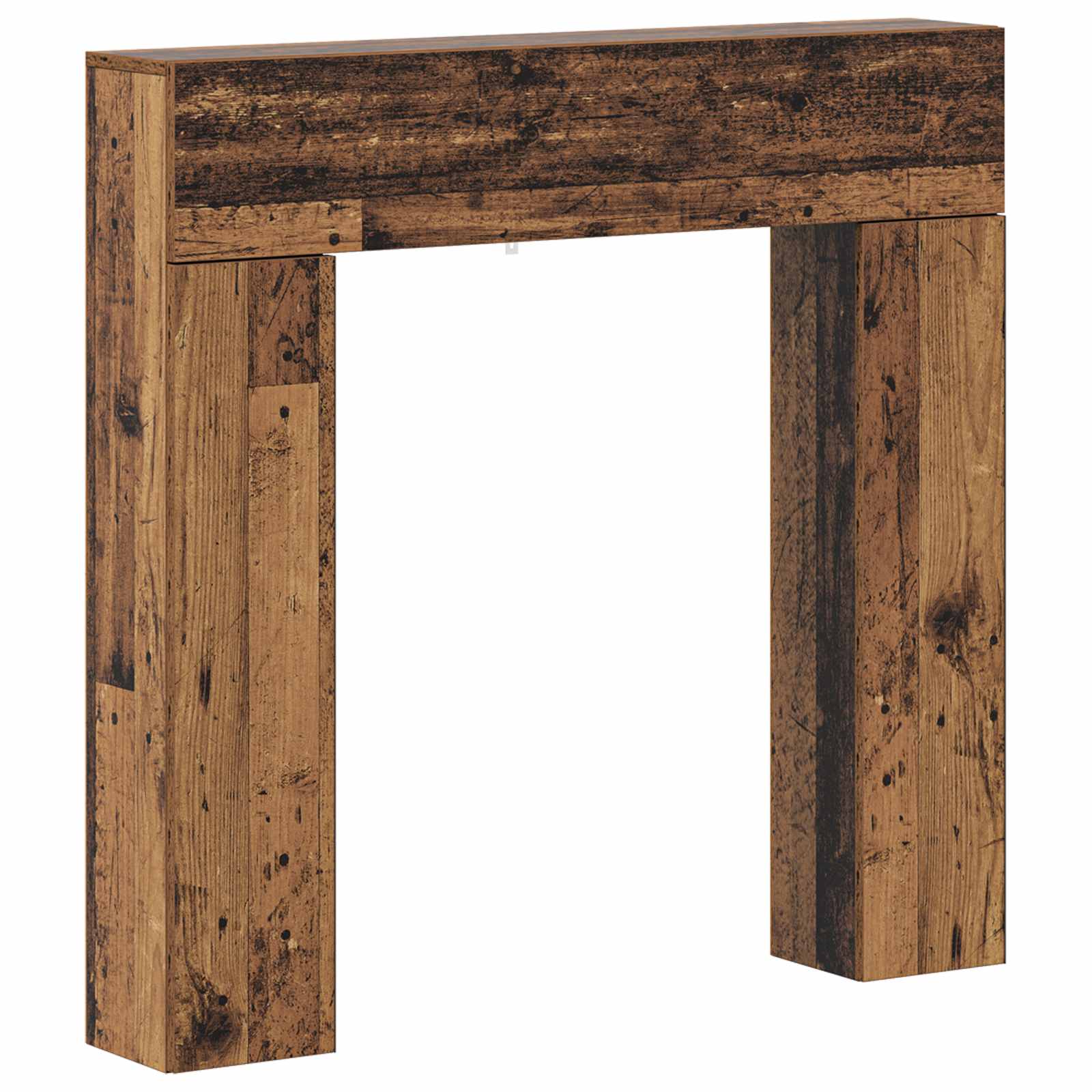 Haardomlijsting Oud hout 102 x 18 x 100,5 cm Bewerkt hout image 2