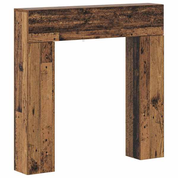 vidaXL Kamina raam Vana puit 102 x 18 x 100,5 cm Tehispuit