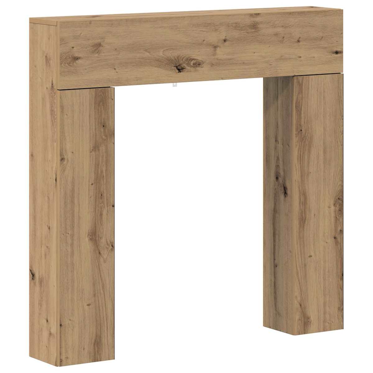 Pejseramme 102 x 18 x 100,5 cm Konstrueret træ - Billede 2