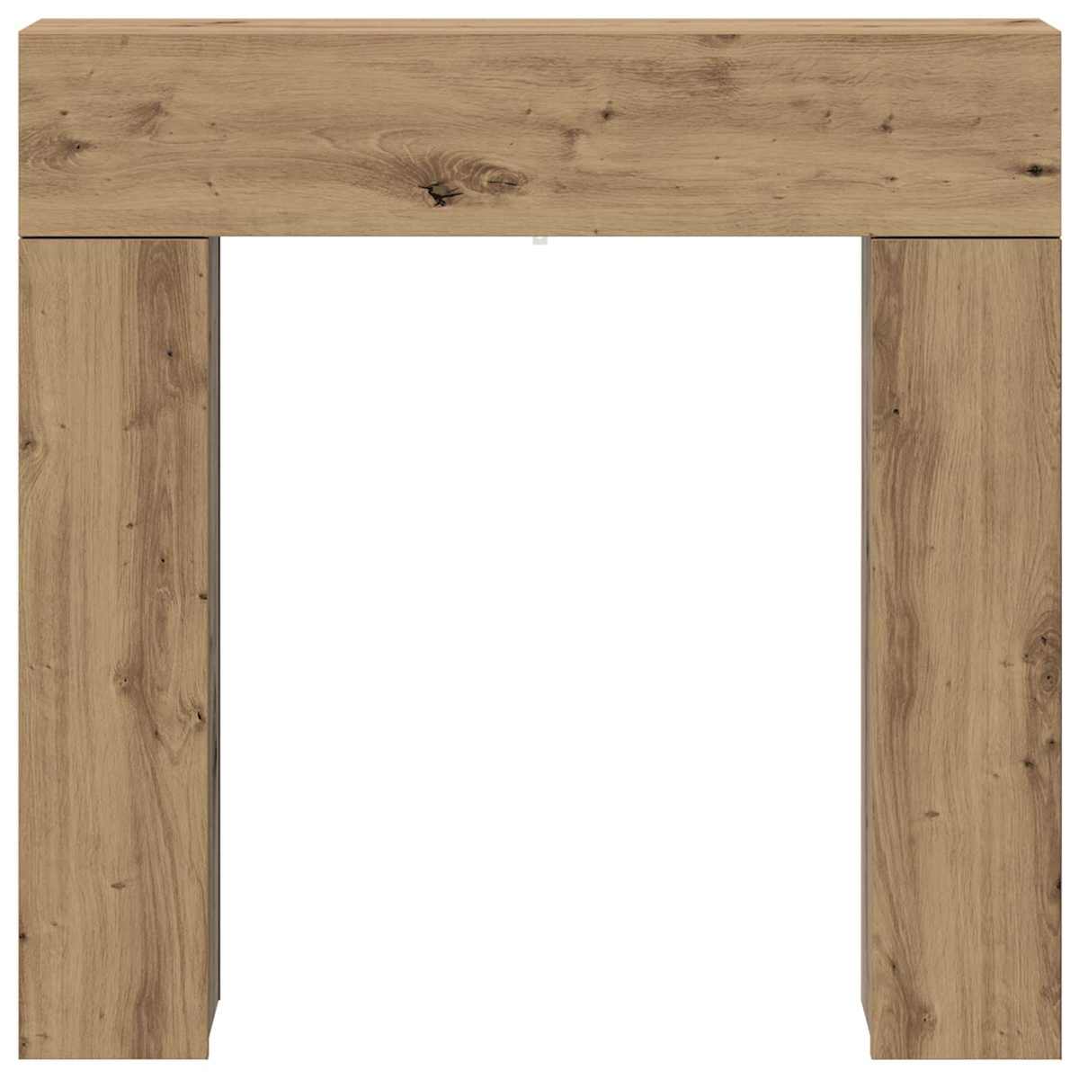 Pejseramme 102 x 18 x 100,5 cm Konstrueret træ - Billede 6