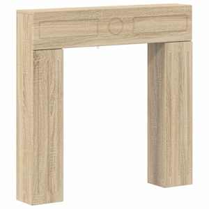 vidaXL Kamina raam Sonoma tamm 102 x 18 x 100,5 cm Tehispuit
